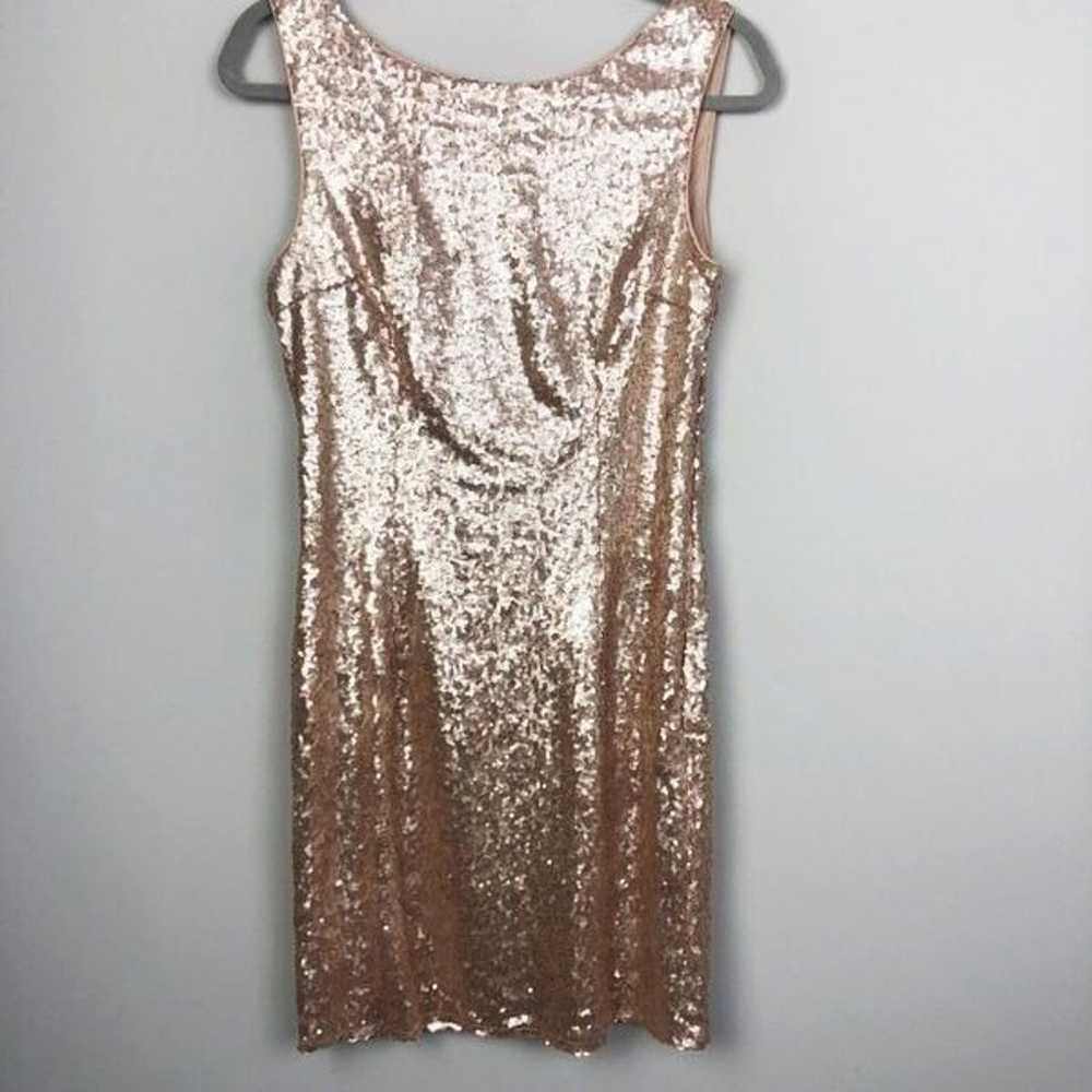 LULU’S | Shine Time Champagne Sequin Mini Dress D… - image 5