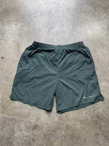 Champion Green Nylon Shorts