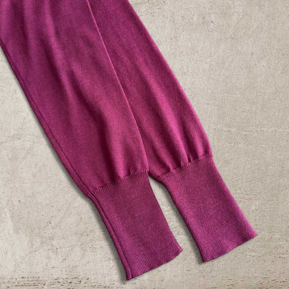 TELA Terra Wool Knit Long One-Piece Purple - image 12