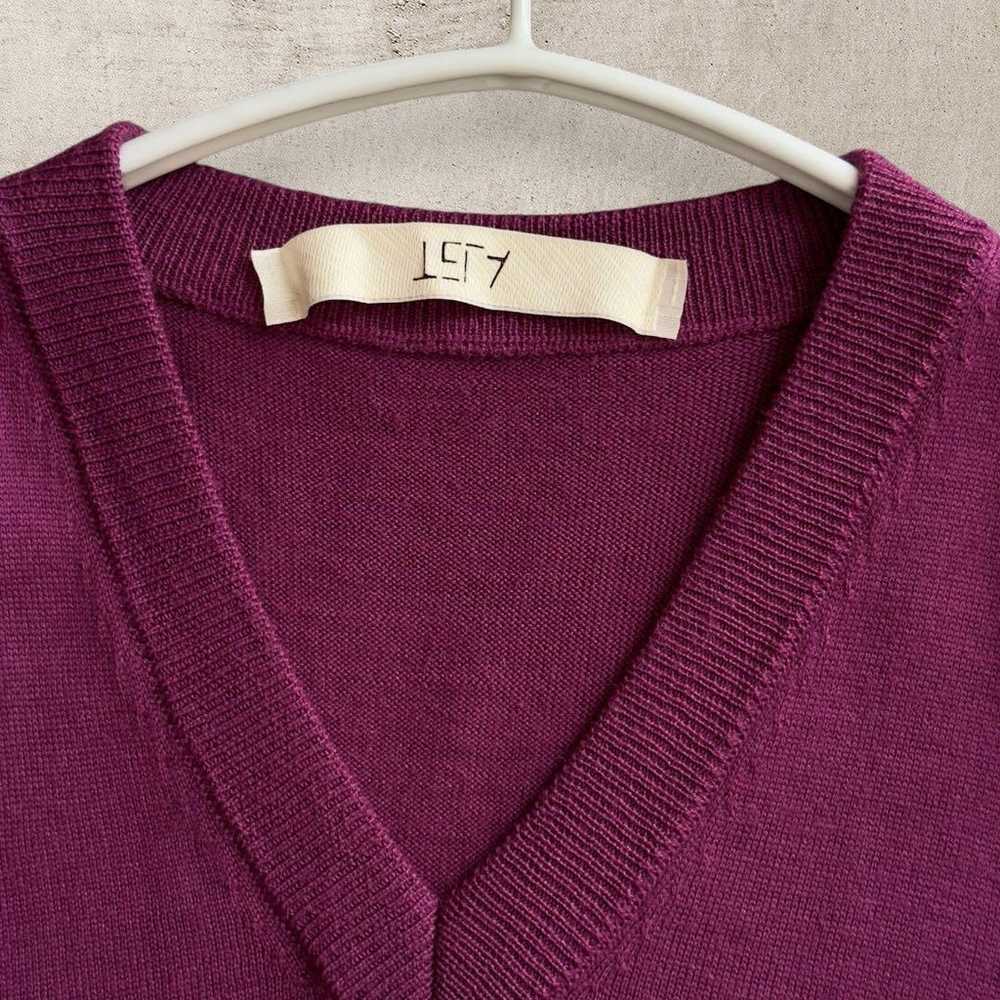 TELA Terra Wool Knit Long One-Piece Purple - image 4