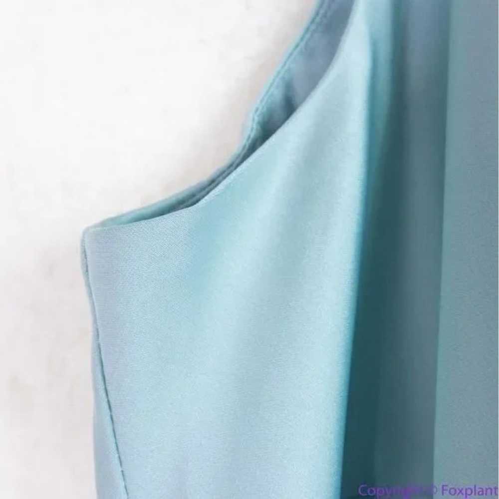 NEW Eloquii One Shoulder Satin Dress asymmetrical… - image 10