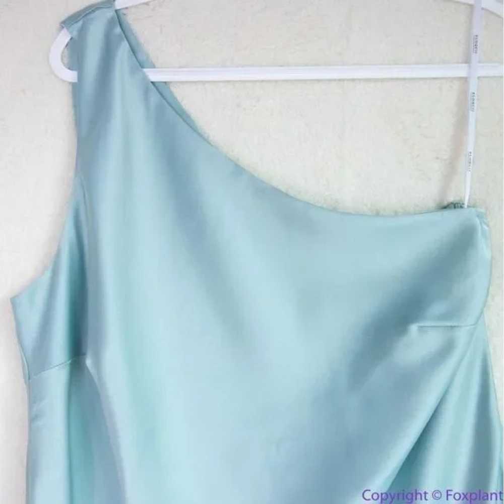 NEW Eloquii One Shoulder Satin Dress asymmetrical… - image 6