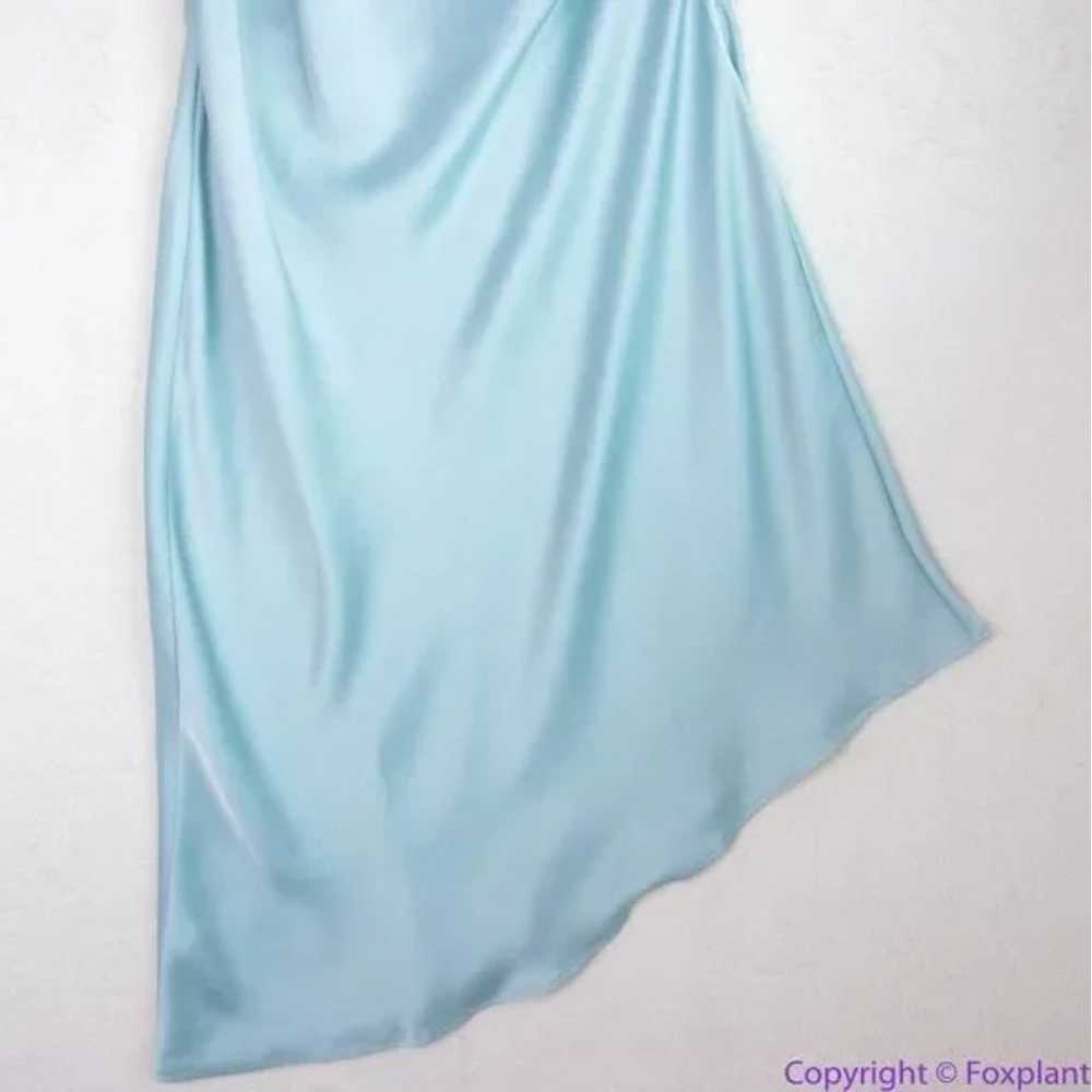 NEW Eloquii One Shoulder Satin Dress asymmetrical… - image 7