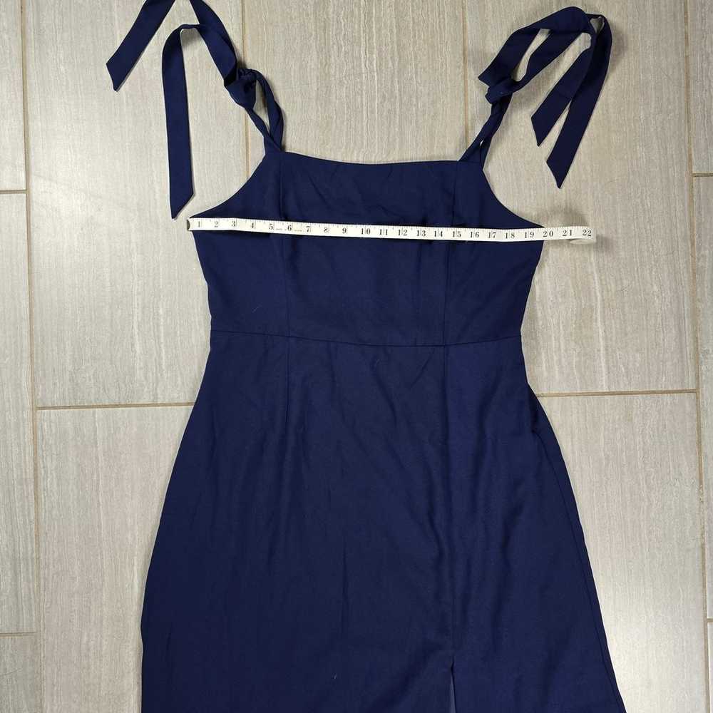 Petal & Pup Navy Tie Strap Midi Dress Sz 12 NWOT - image 2