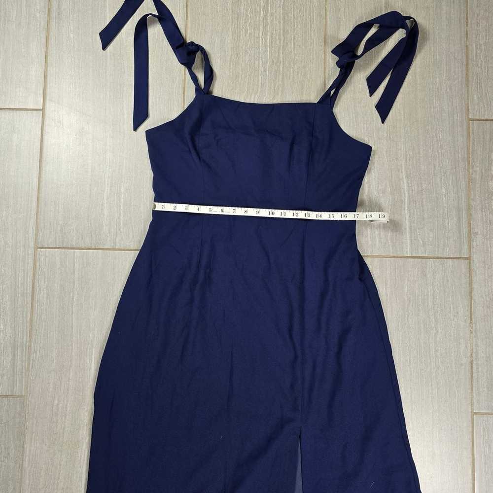 Petal & Pup Navy Tie Strap Midi Dress Sz 12 NWOT - image 4