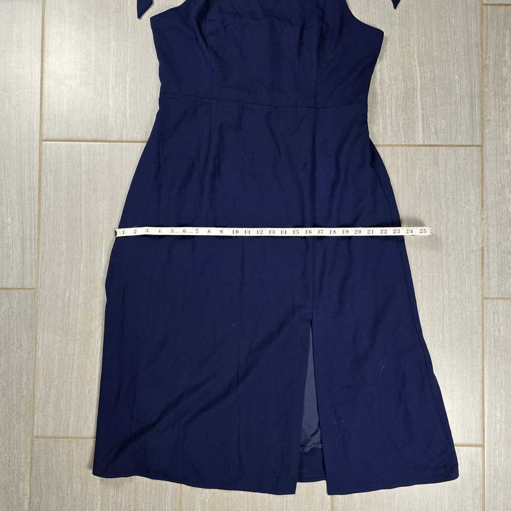 Petal & Pup Navy Tie Strap Midi Dress Sz 12 NWOT - image 6