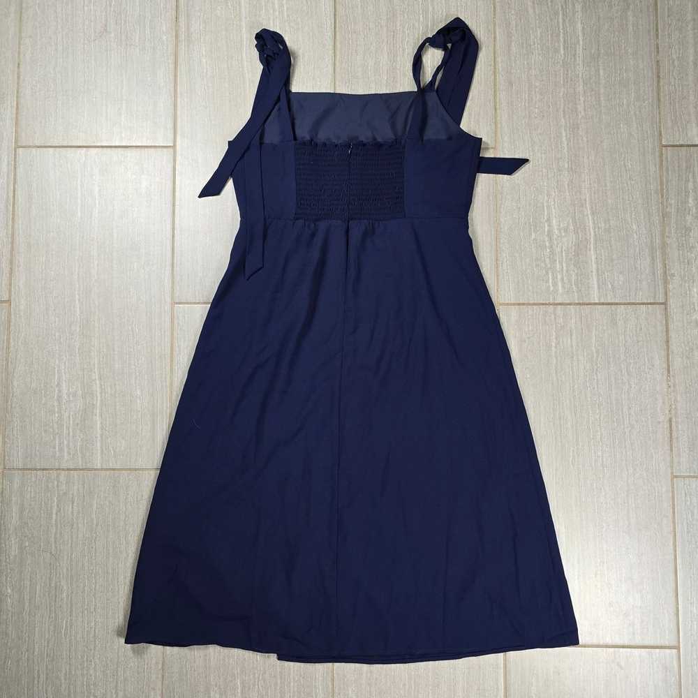 Petal & Pup Navy Tie Strap Midi Dress Sz 12 NWOT - image 9