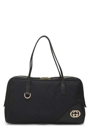 Black GG Canvas Britt Boston - image 1