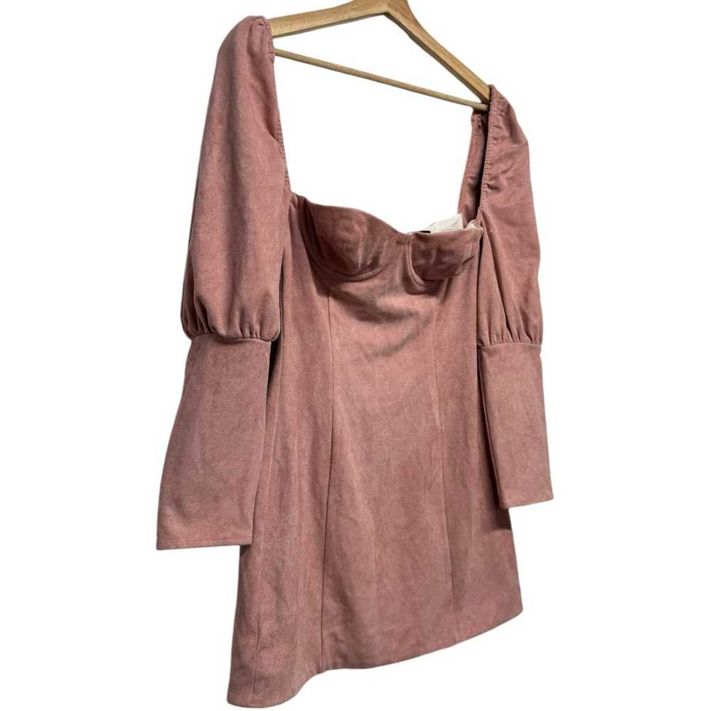 NWOT REVOLVE MAJORELLE Bria Mini Dress Pink Mauve… - image 7