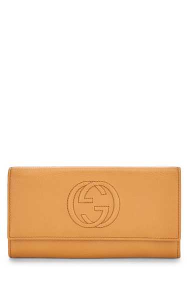 Orange Leather Soho Continental Wallet - image 1