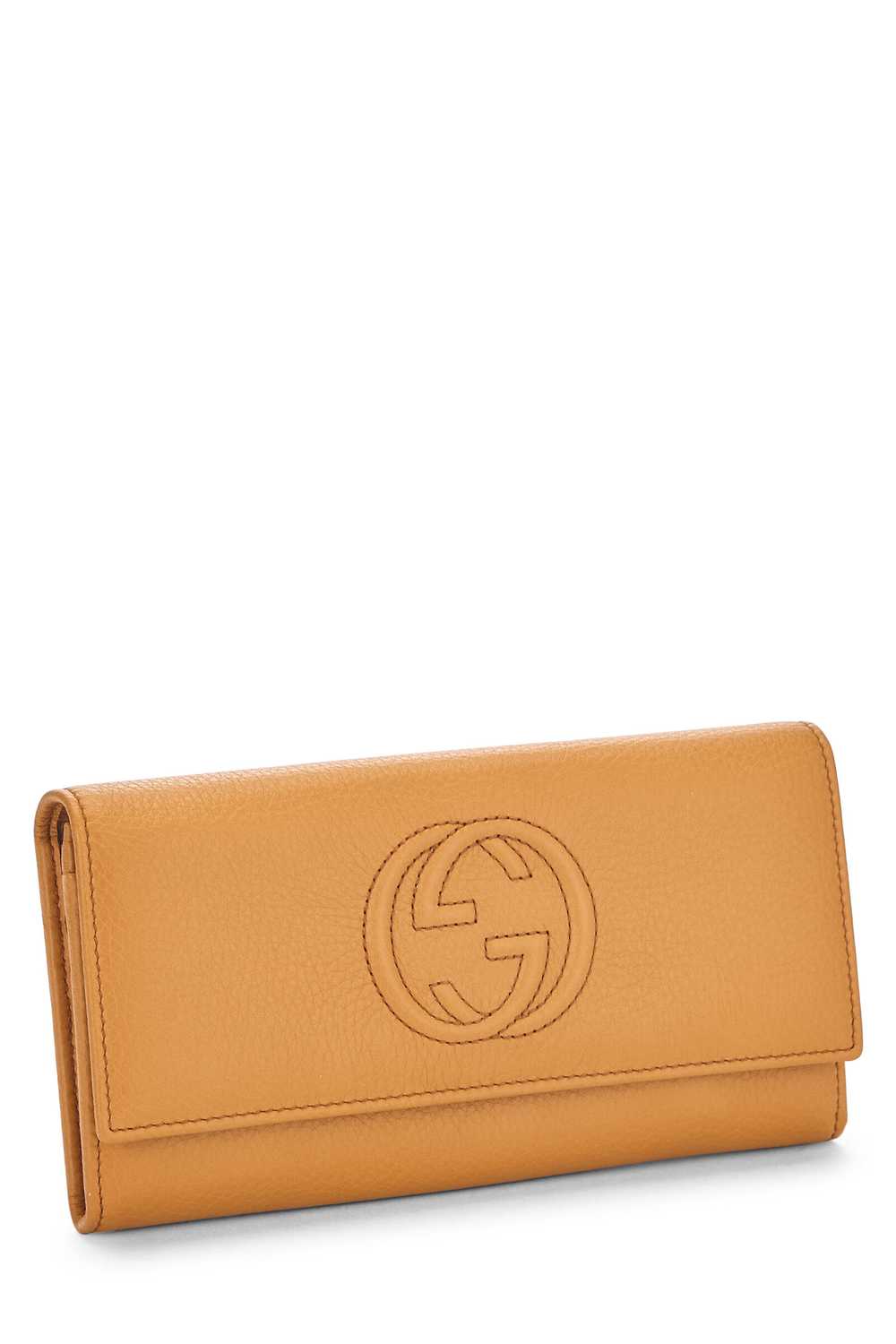 Orange Leather Soho Continental Wallet - image 2