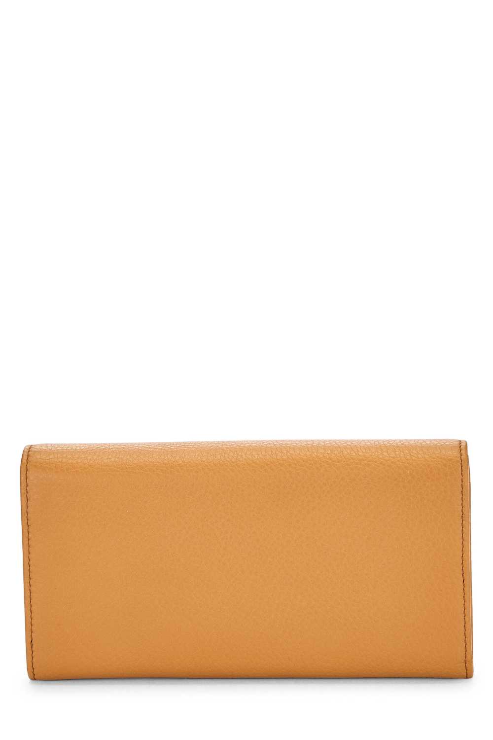 Orange Leather Soho Continental Wallet - image 3