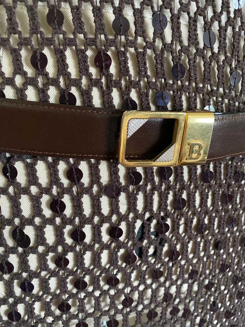 Leather Bally Leather Belt - image 5