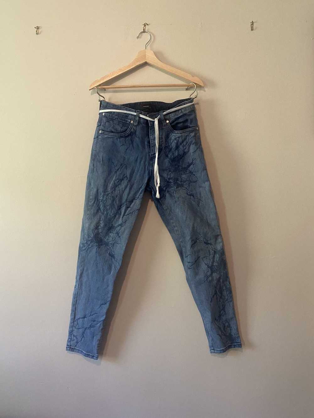 Zanerobe Zanerobe Marbled Denim Jeans - image 1