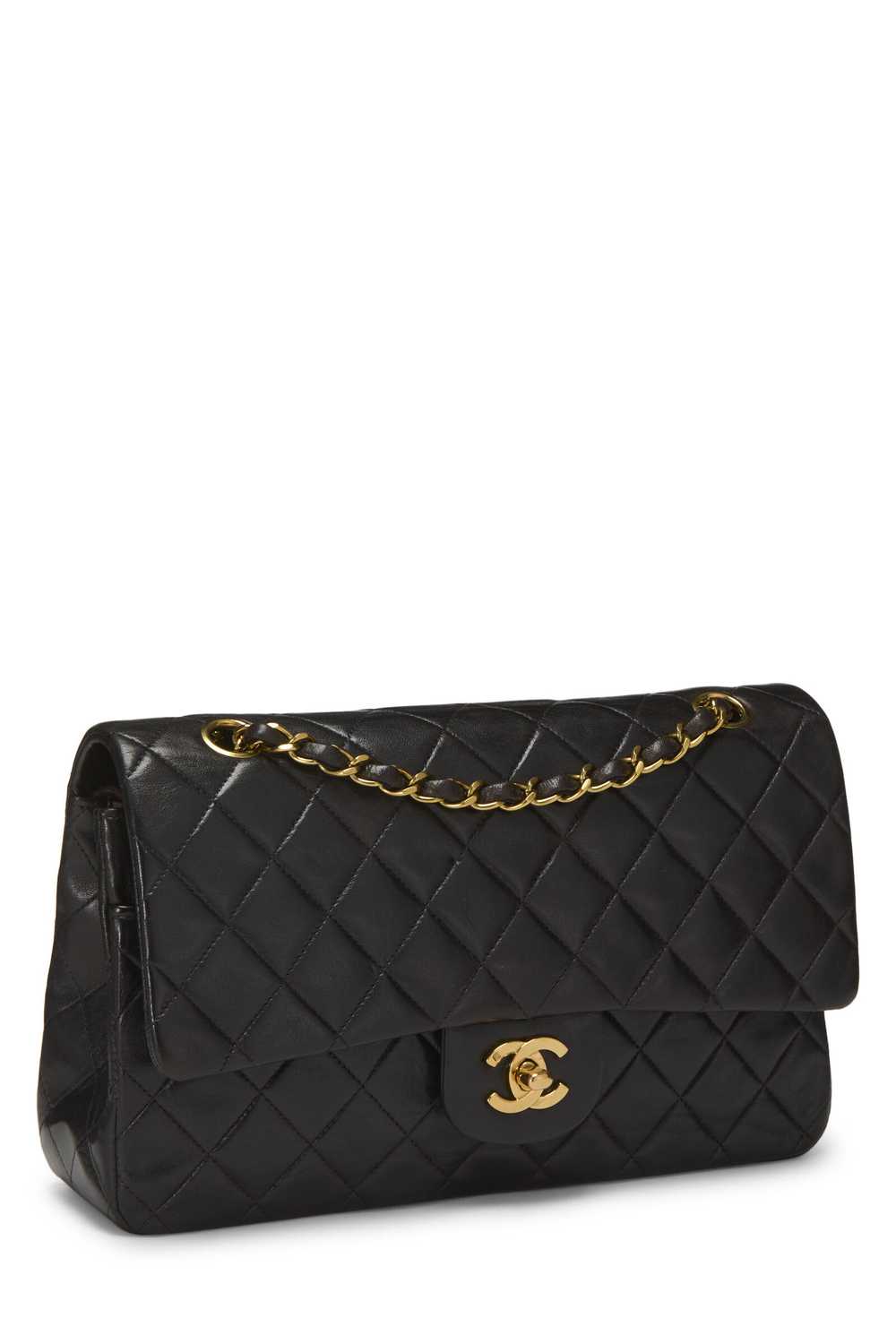 Black Quilted Lambskin Classic Double Flap Medium - image 2