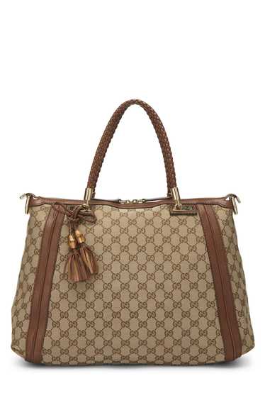 Brown Original GG Canvas Bella Tote XL