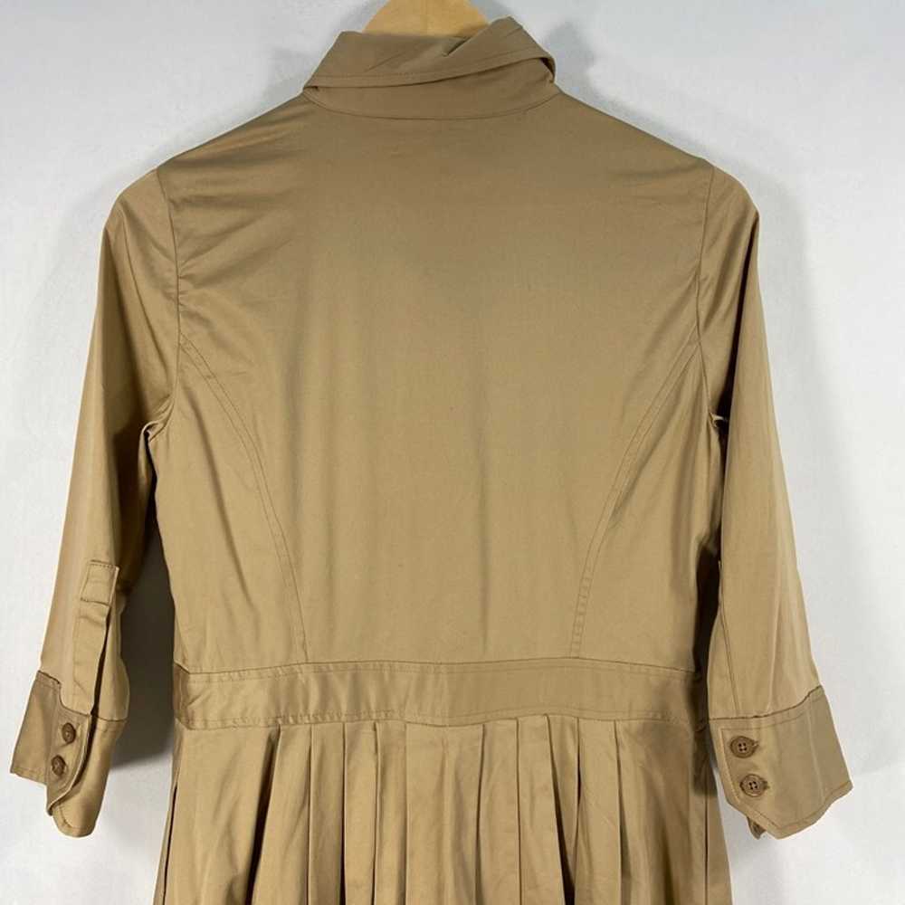 LAUREN Ralph Lauren Tan Shirt Dress Button Down P… - image 9