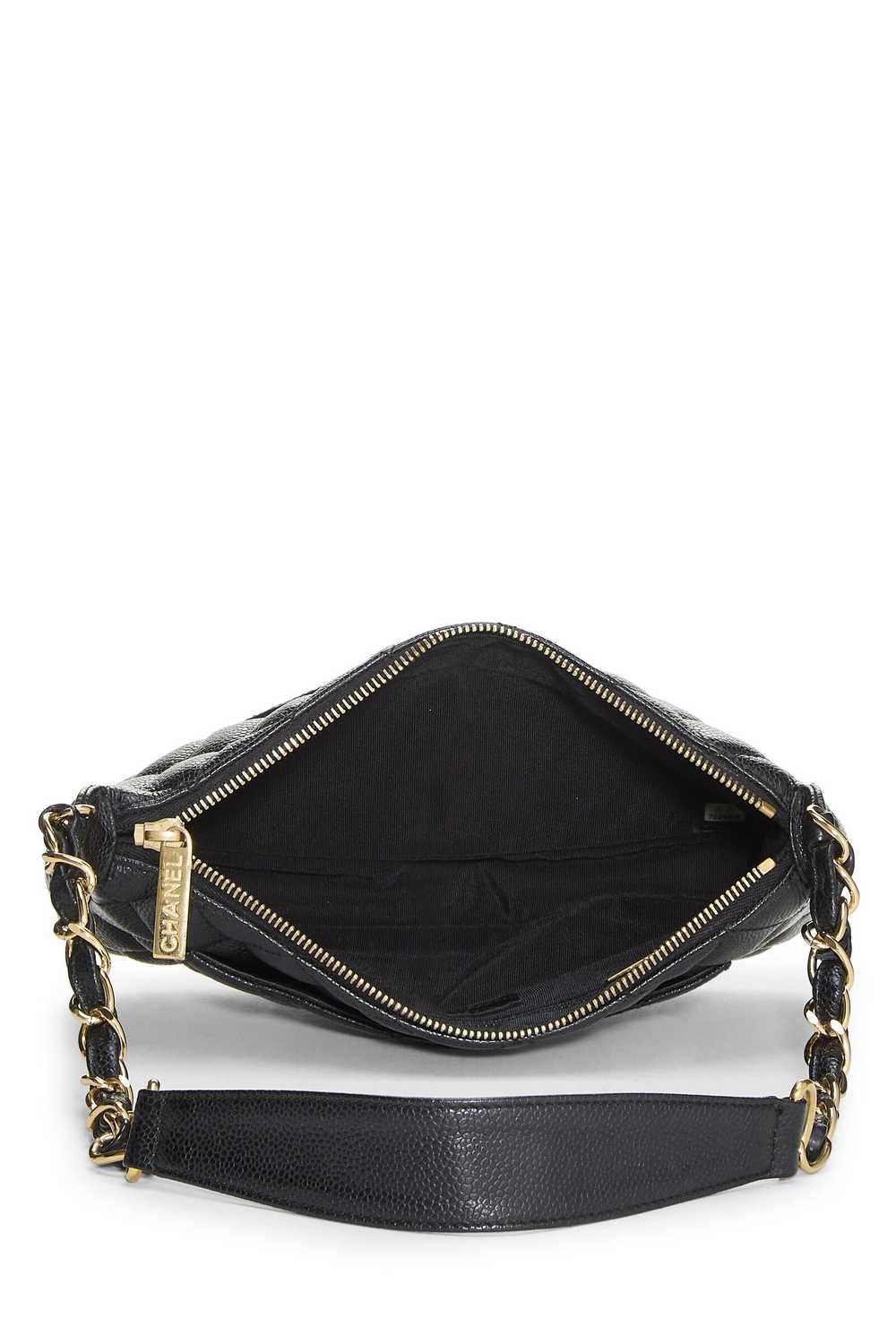 Black Quilted Caviar Timeless CC Pochette - image 6