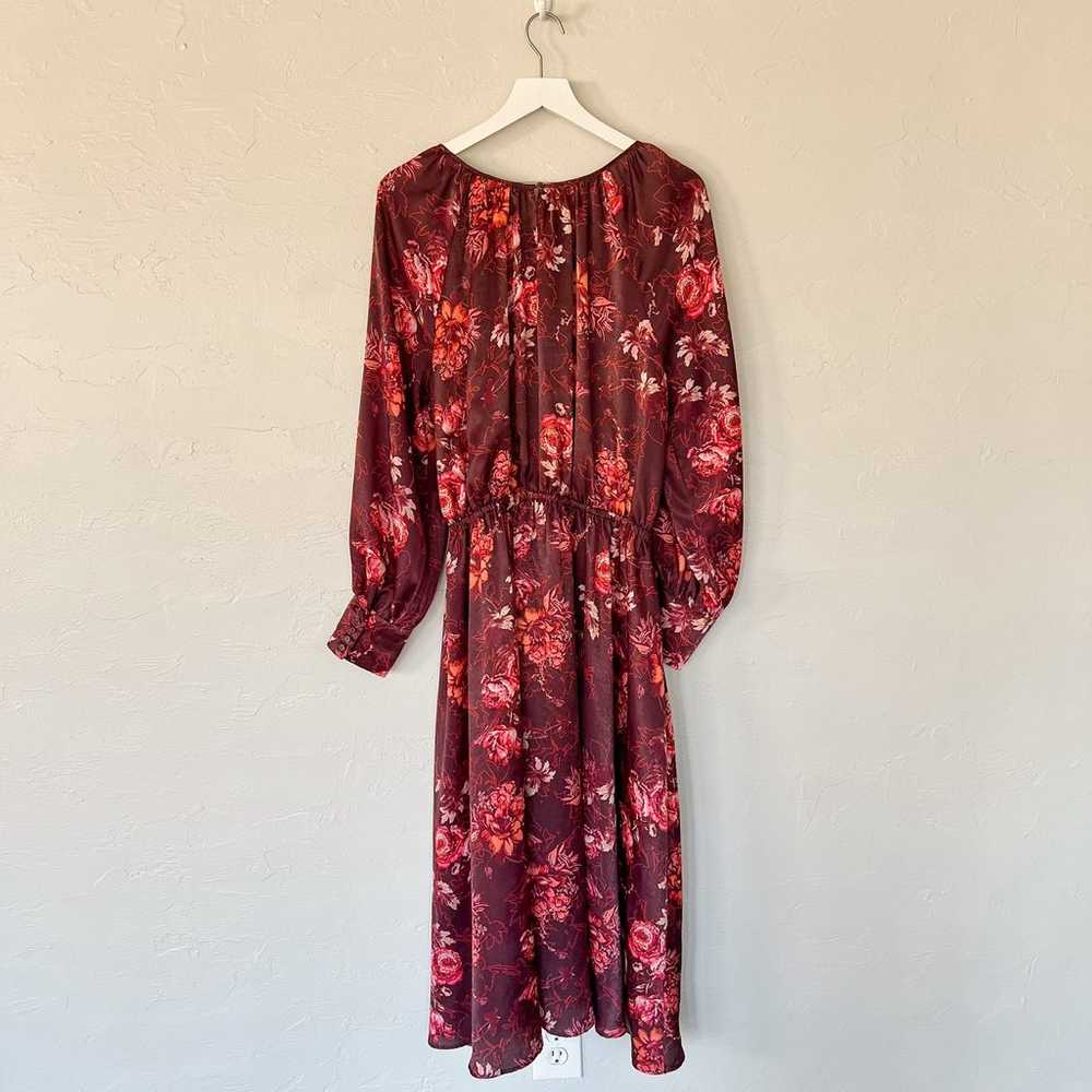 Alex Marie Purple Floral Maxi Dress size 12 - image 3