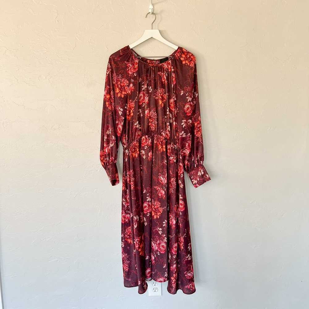 Alex Marie Purple Floral Maxi Dress size 12 - image 6