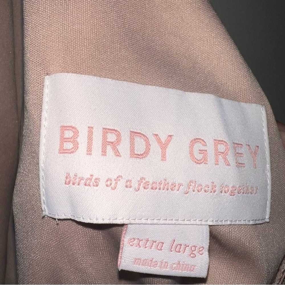 Birdy Grey Laurie Empire Dress in Satin Taupe Siz… - image 2