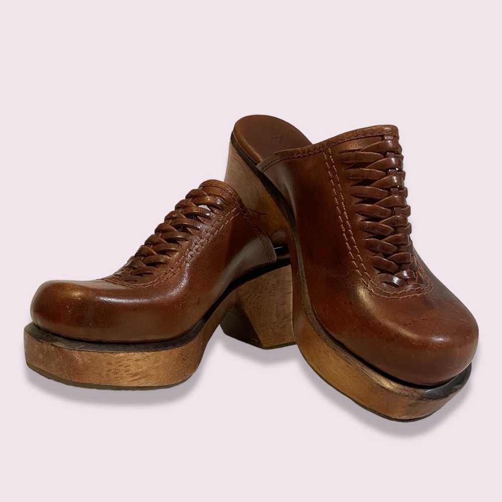 mia leather clogs