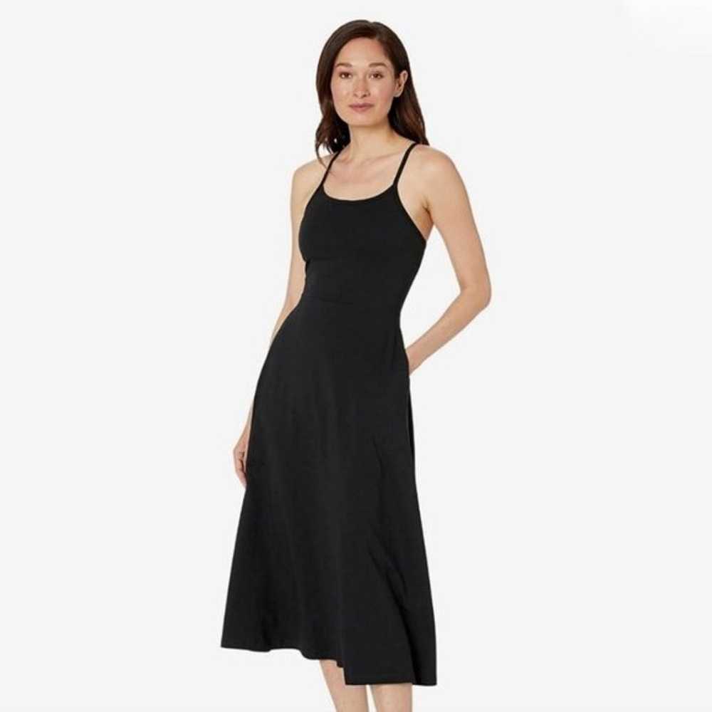 PACT Fit & Flare Strappy Midi Dress Organic Cotto… - image 3