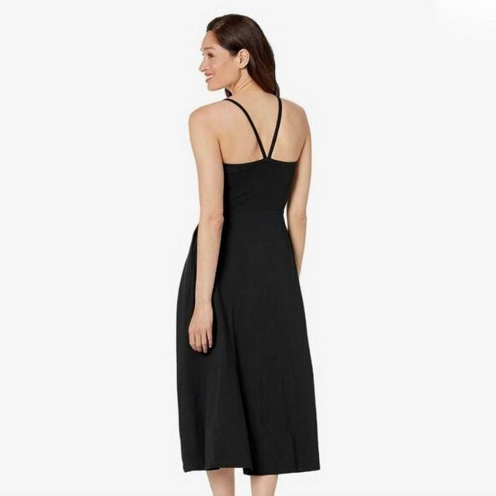 PACT Fit & Flare Strappy Midi Dress Organic Cotto… - image 4