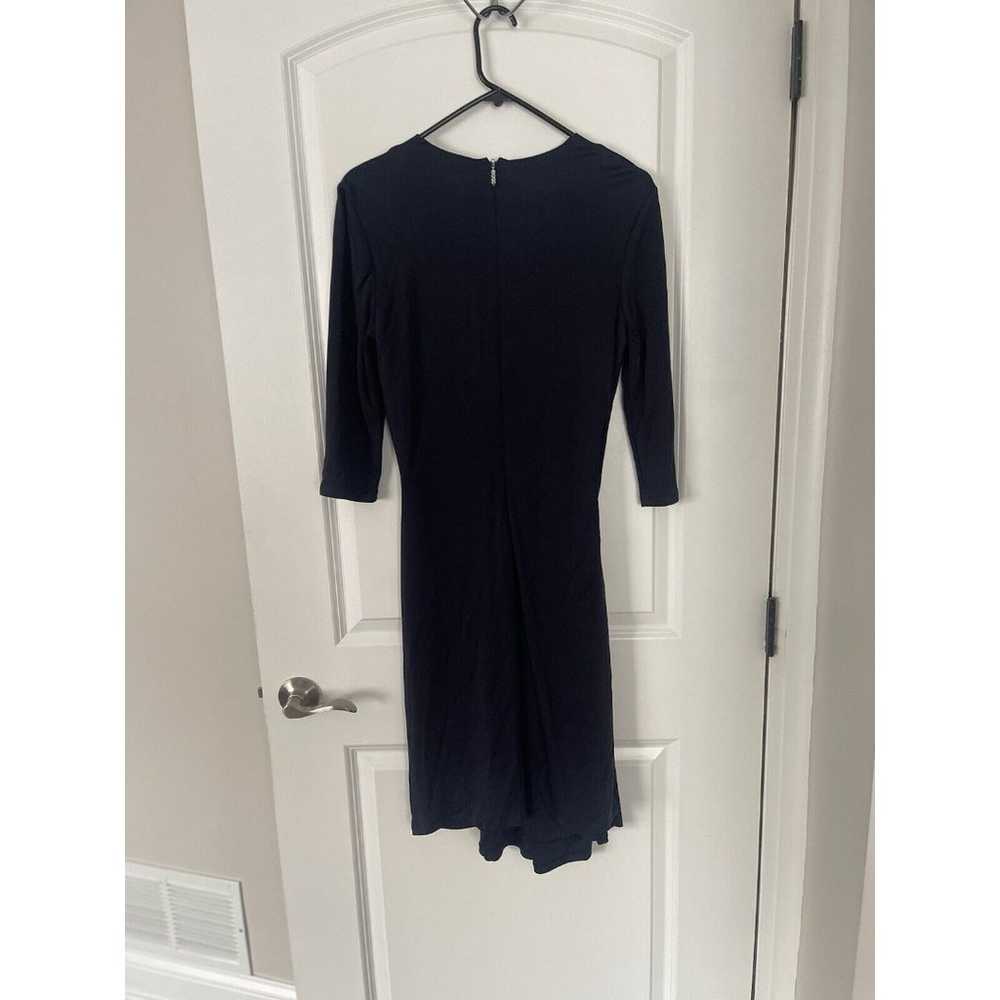 Hugo Boss Exandria Black Front Wrap Dress Size M - image 5