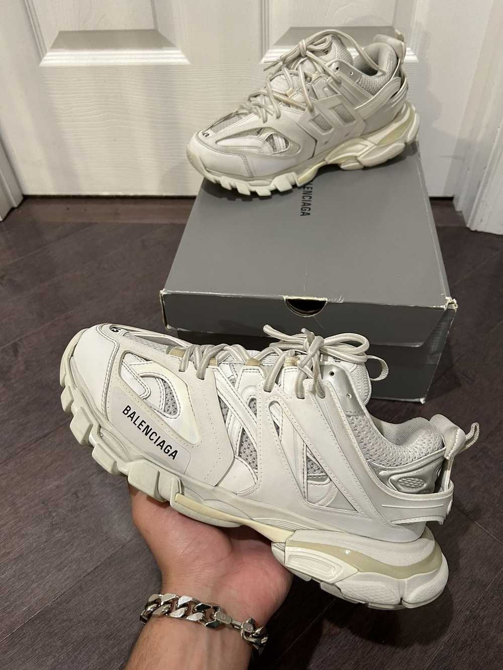 Balenciaga Balenciaga tracks all white size 10 - image 1