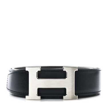 HERMES Box Togo 32mm H Belt 80 Black  Etain - image 1