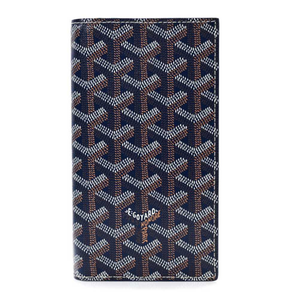 GOYARD Goyardine Saint Roch Wallet Navy - image 1