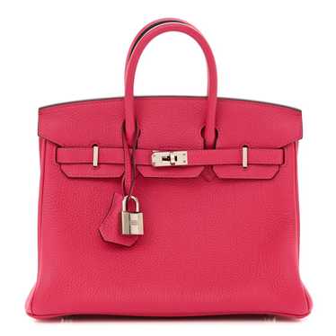 HERMES Togo Birkin 25 Rose Mexico - image 1