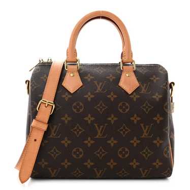 LOUIS VUITTON Monogram Speedy Bandouliere 25