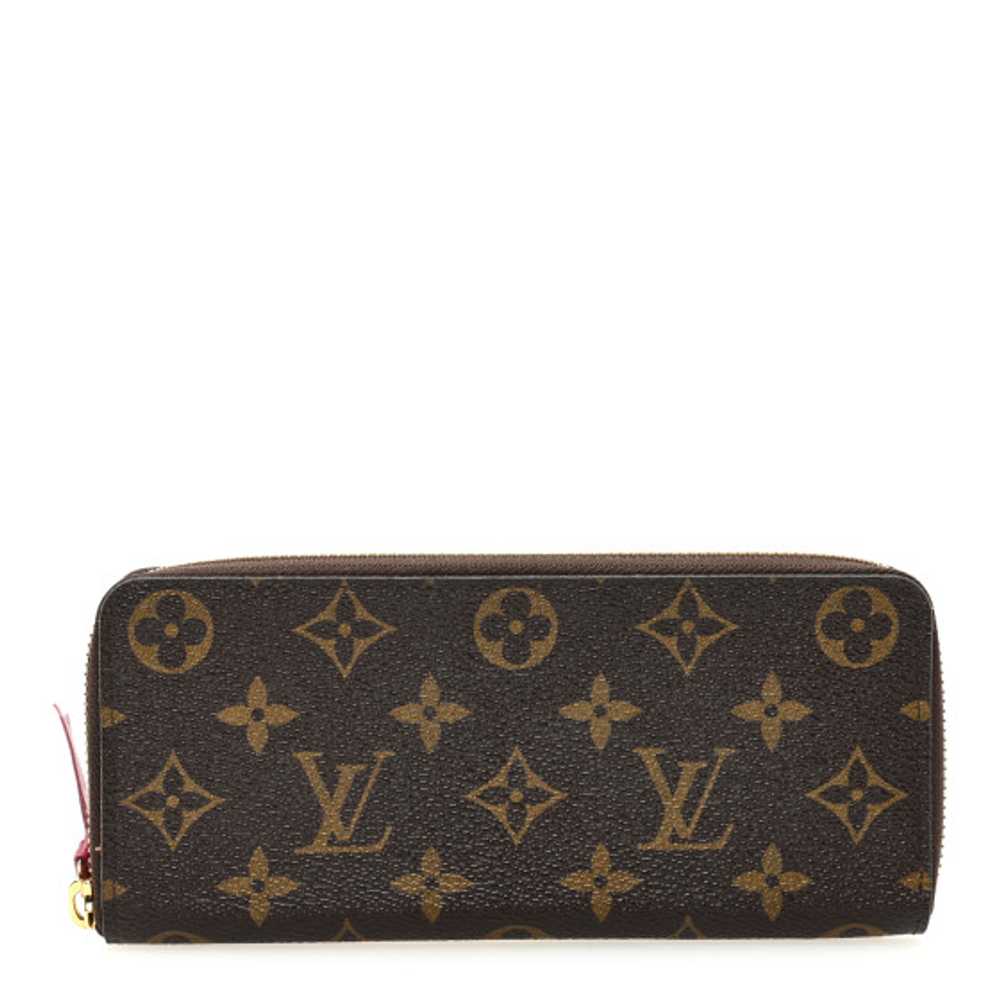 LOUIS VUITTON Monogram Clemence Wallet Fuchsia - image 1