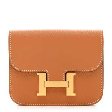 HERMES Epsom Constance Slim Wallet Gold - image 1