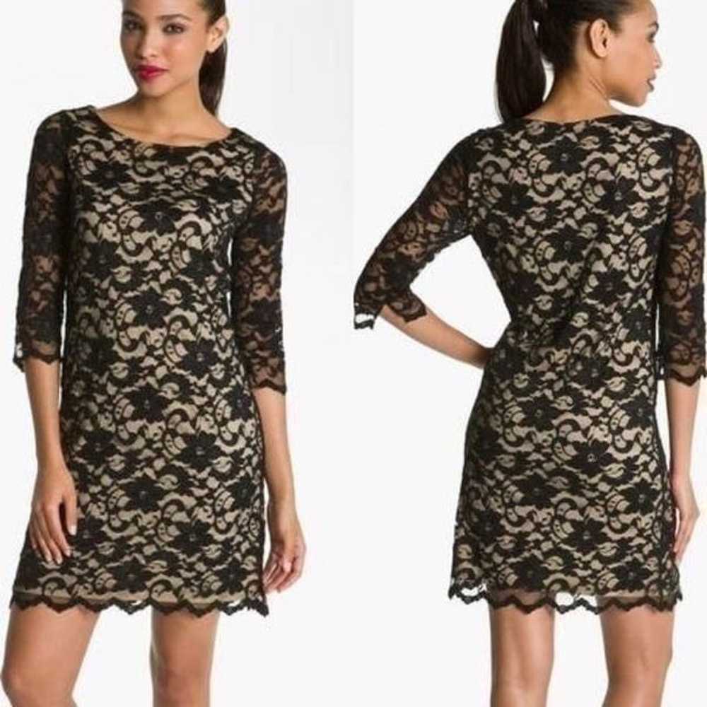 ALEXIA ADMOR  Lace Overlay Dress - image 1