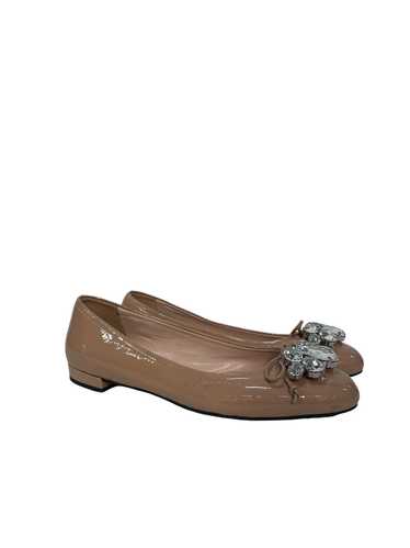 MIU MIU/Flat Shoes/EU 36/Leather/KHK/