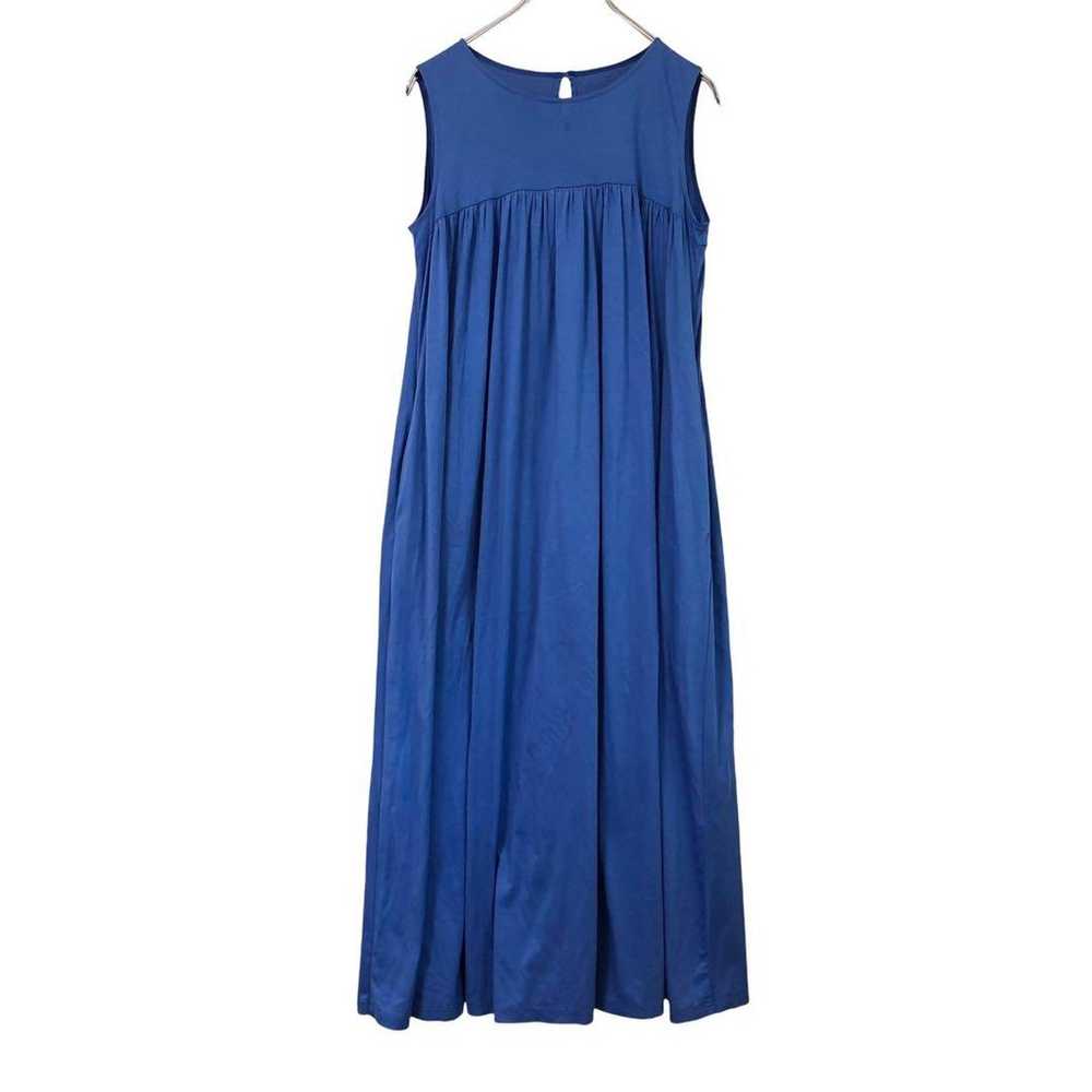 Inedo [9] Sleeveless One-piece Dress Gather Cut L… - image 1