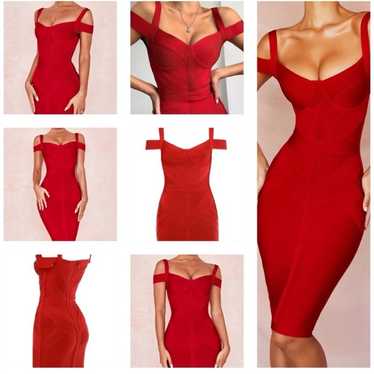 House of CB red bandage dress - image 1