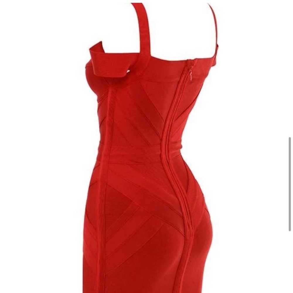 House of CB red bandage dress - image 7