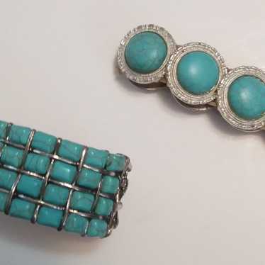 Vintage Faux Turquoise Bracelets