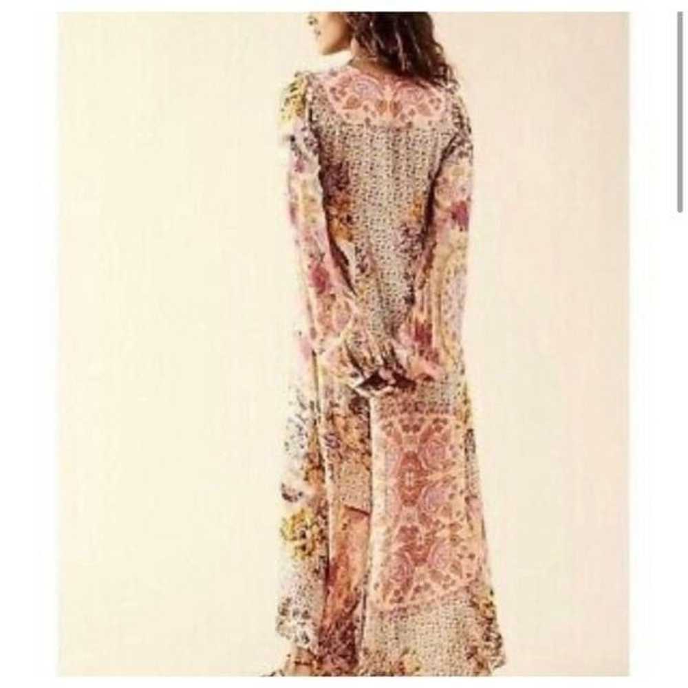 New Free People Maris Printed Midi Dress Size S R… - image 3