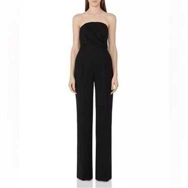 Reiss Kristina Bustier Black Jumpsuit Size 4