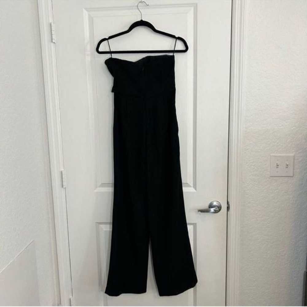 Reiss Kristina Bustier Black Jumpsuit Size 4 - image 5