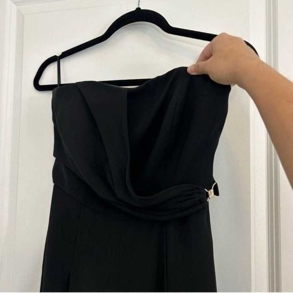 Reiss Kristina Bustier Black Jumpsuit Size 4 - image 6