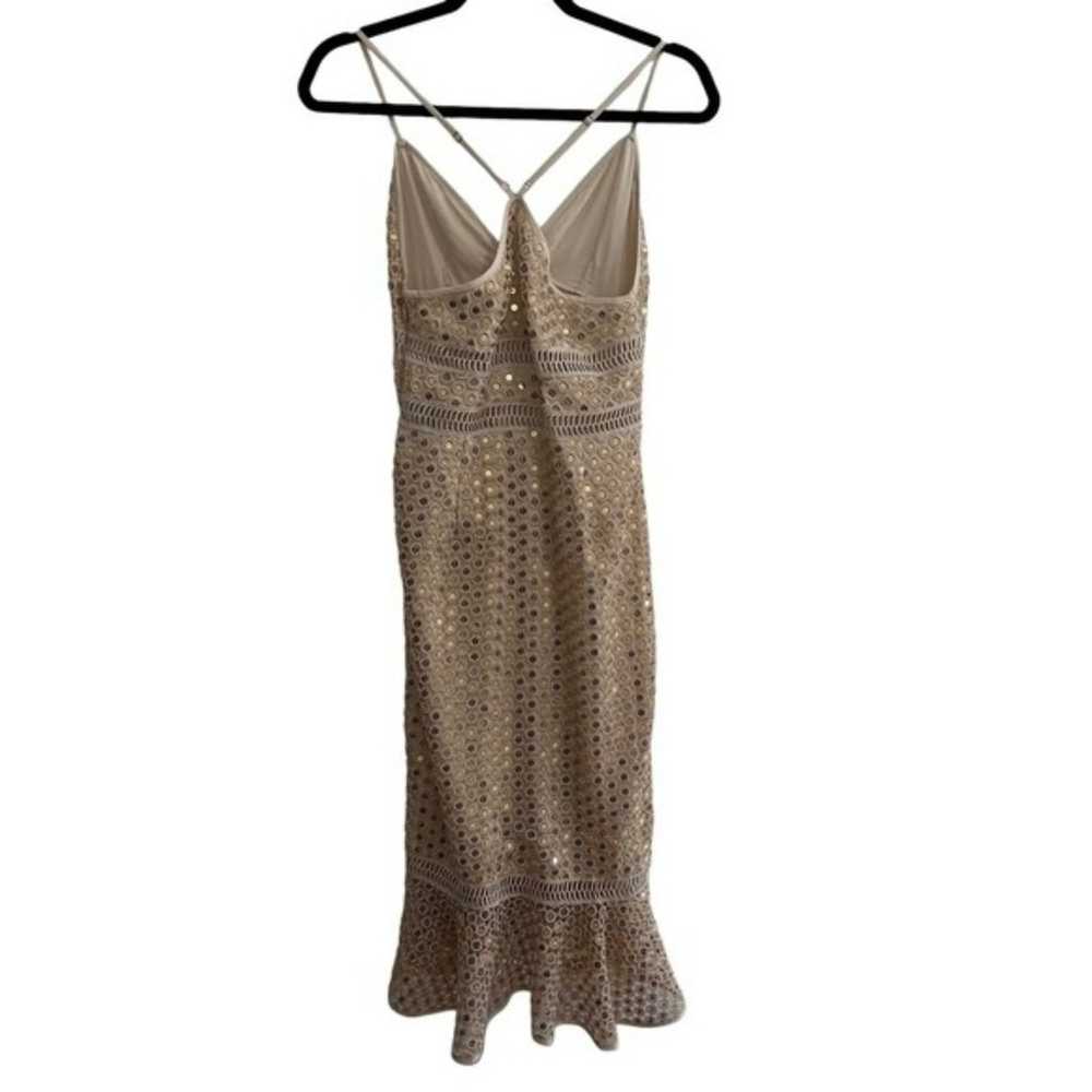 Saylor Nico Sequined Midi Dress In Champagne - image 7