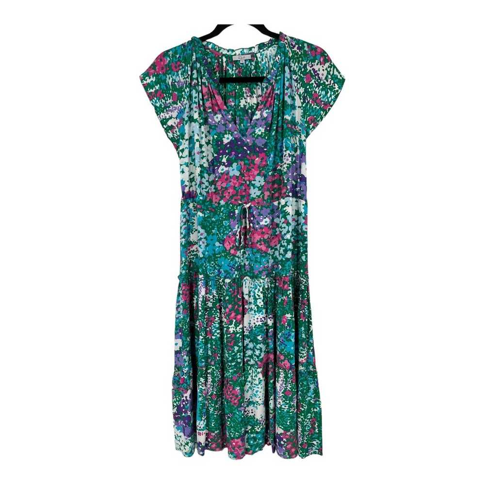 Rails dress Juni Floral tie waist midi Small S - image 1