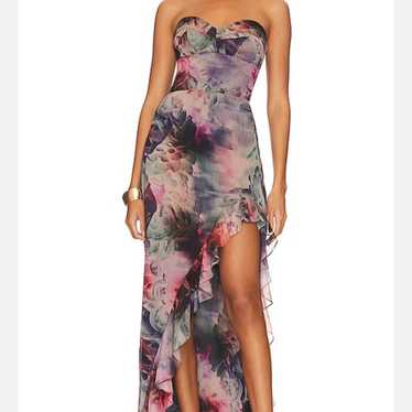 Amanda Uprichard Eden Gown in Farah Fleur Size Sm… - image 1