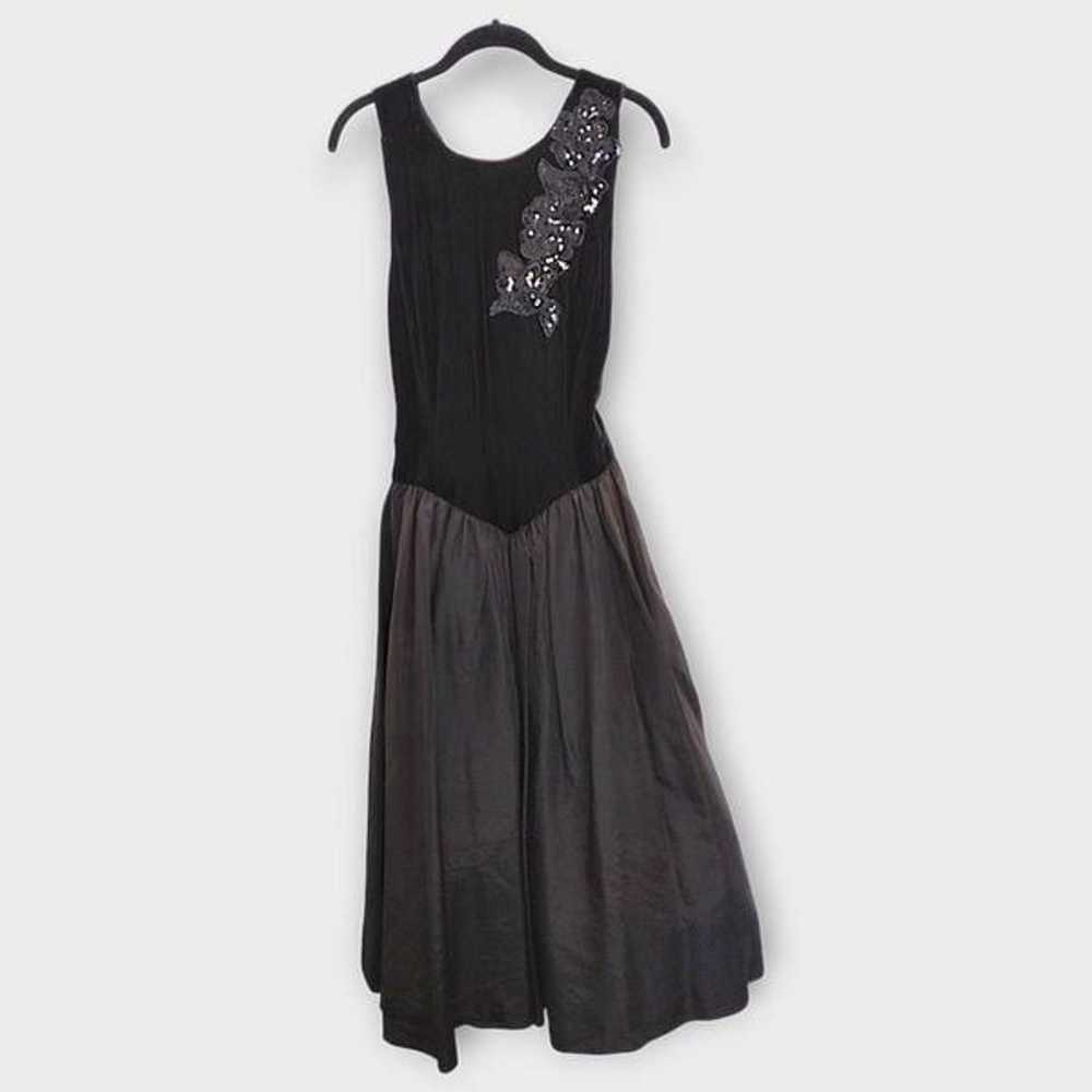 Gunne Sax Jessica McClintock Midi Dress Sz Medium… - image 1